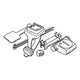 Strada Wireless Cycle Computer Fitting Kit