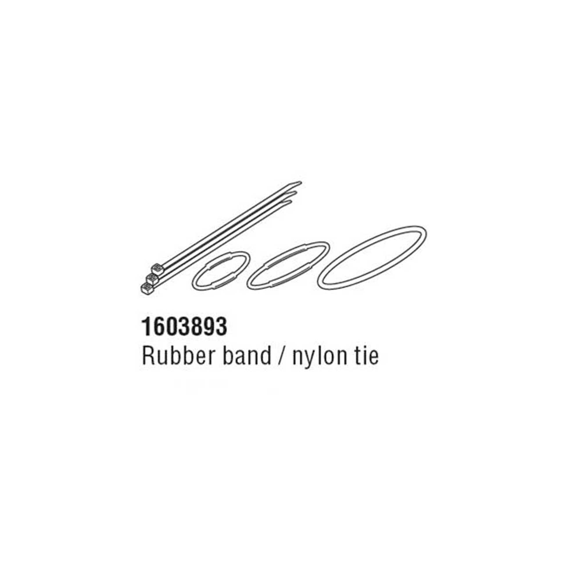 Strada Slim Cycle Computer Rubber Band Zip Tie Fitting Kit