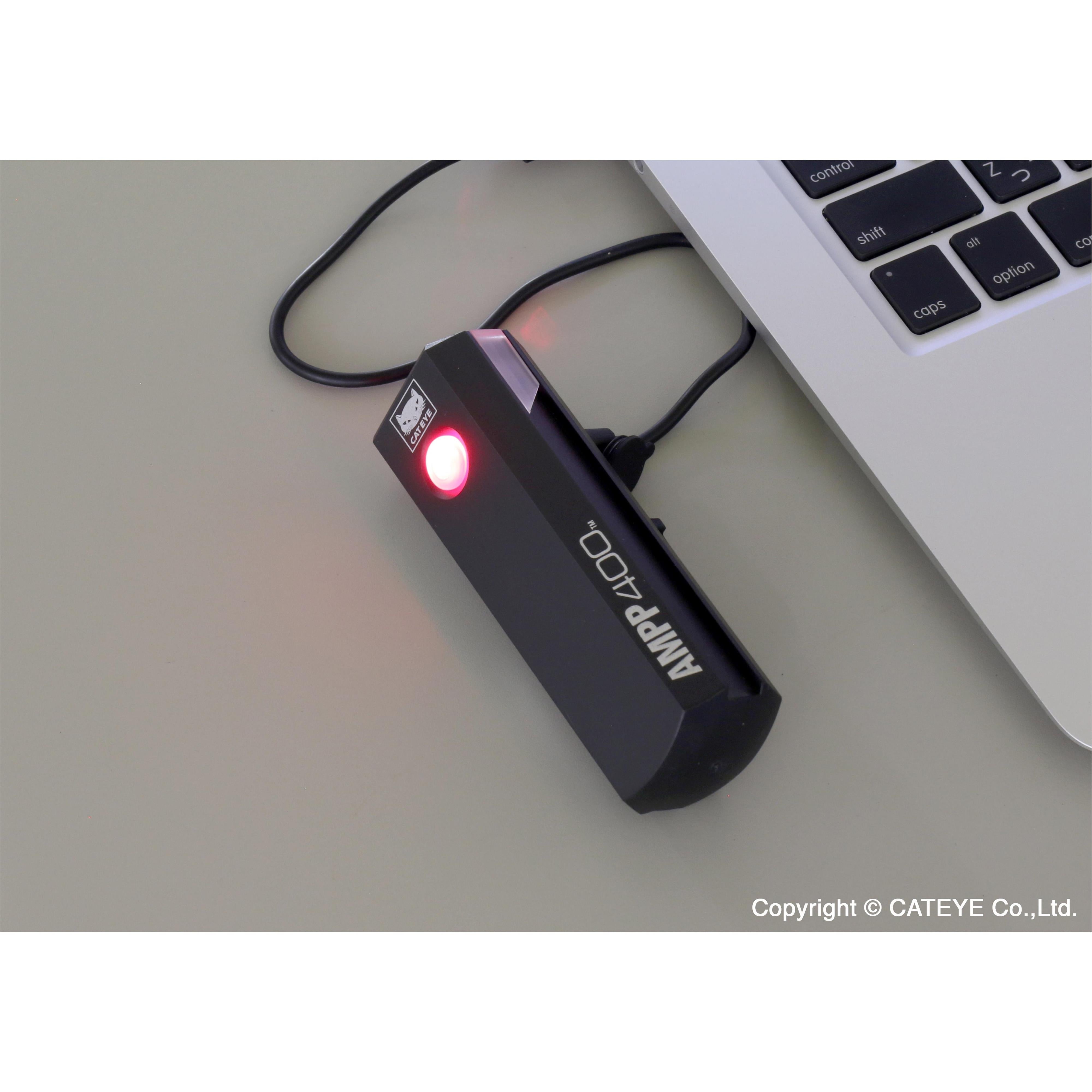 AMPP 400 Front Bike Light Cateye Cycling